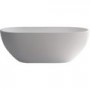 NERO 1400 Matte White Stone Bathtub